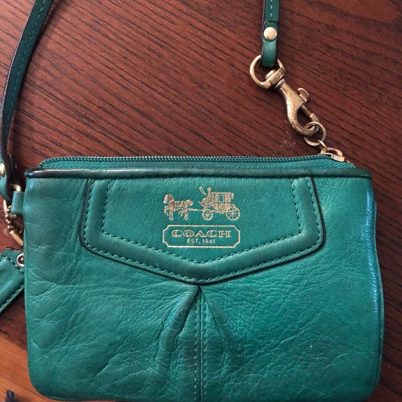 Coach Handbags - Small Coach Wristlet good condition